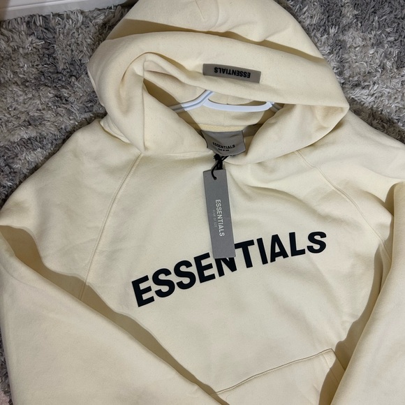 Essentials Cream Hoodie - Picture 3 of 3